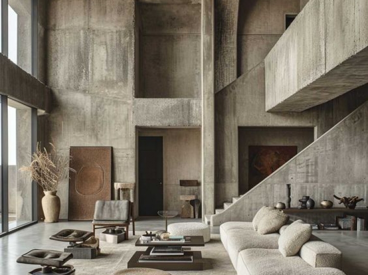 PHONG CÁCH BRUTALISM TRONG THIẾT KẾ NỘI THẤT